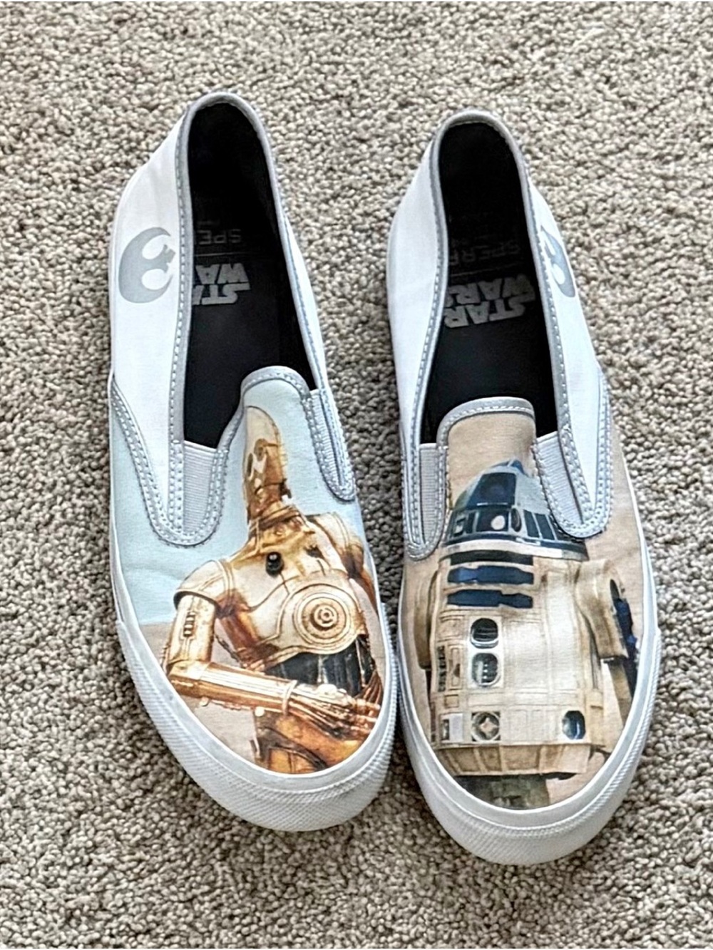 Star Wars Sperry C-3PO & R2-D2 Slip-On Sneakers Limited Edition